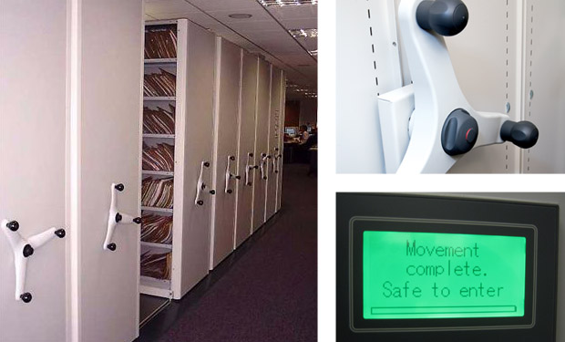 Secure Medical Record Mobile Shelving