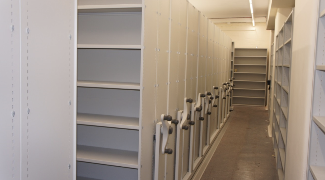 Clinical Records with Mobile Shelving